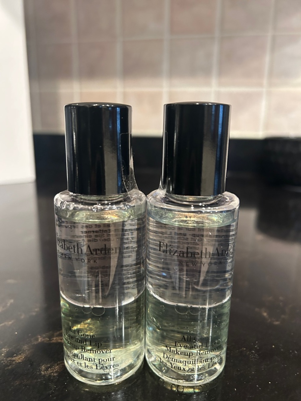 Elizabeth Arden All Gone  Eye & Lip Makeup Remover - 2 x 50 ml - New and Unised